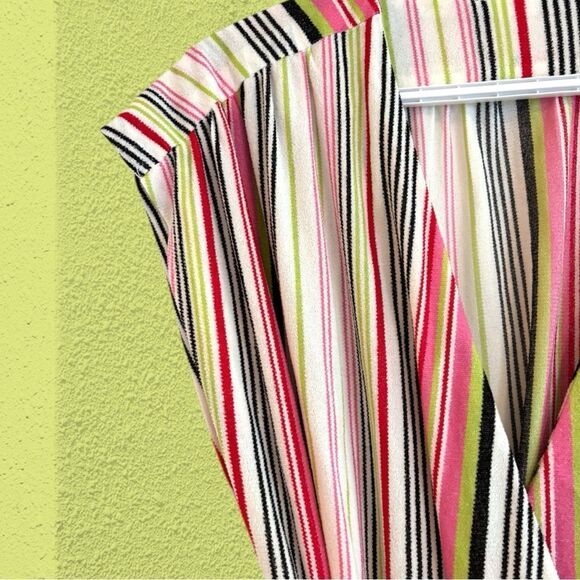 Vintage striped terry robe swim cover - Picture 2 of 9